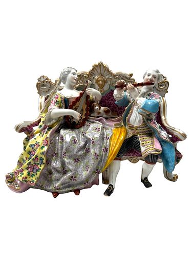 MEISSEN COUPLE MUSICIANSMeissen
