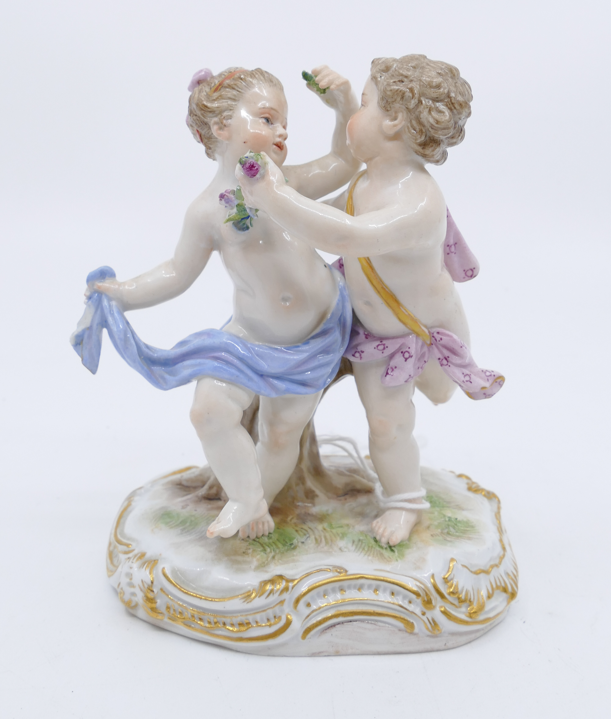 Meissen Dancing Boy & Girl with