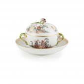 MEISSEN ÉCUELLE AND COVER WITH