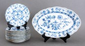 MEISSEN, ETC. PORCELAIN "BLUE