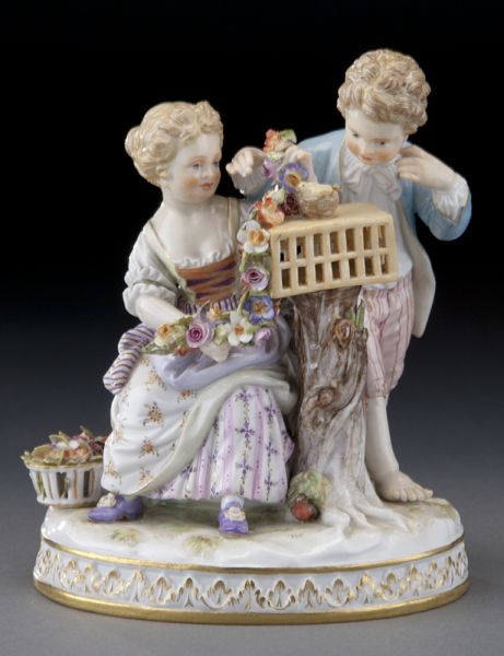 Meissen figural group emblematic of