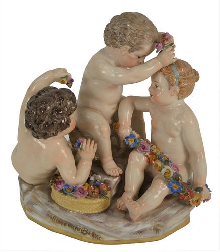 MEISSEN FIGURAL GROUP HAVING