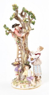 Meissen figural group of The A