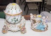 MEISSEN FIGURAL POMANDER JAR 1