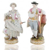 MEISSEN FIGURAL PORCELAIN PAIR