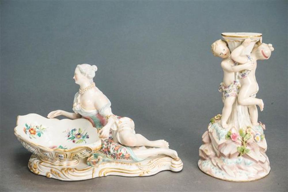 MEISSEN FIGURAL SWEETMEAT DISH