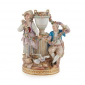 MEISSEN FIGURE GROUP OF LOVERS