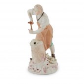 MEISSEN FIGURE OF A WHEELWRIGH