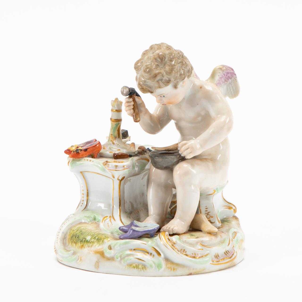 MEISSEN FIGURE OF "CUPID AS