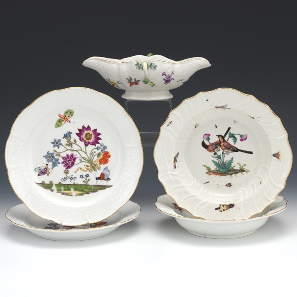 MEISSEN FIVE-PIECE "TêTE-à-TêTE"