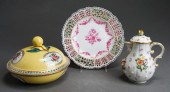 MEISSEN FLORAL ENCRUSTED COFFE