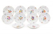 MEISSEN FLORAL PORCELAIN LUNCH