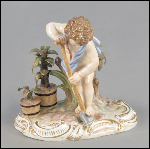 MEISSEN GILT AND PAINTED