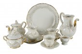 MEISSEN GILT PORCELAIN DESSERT
