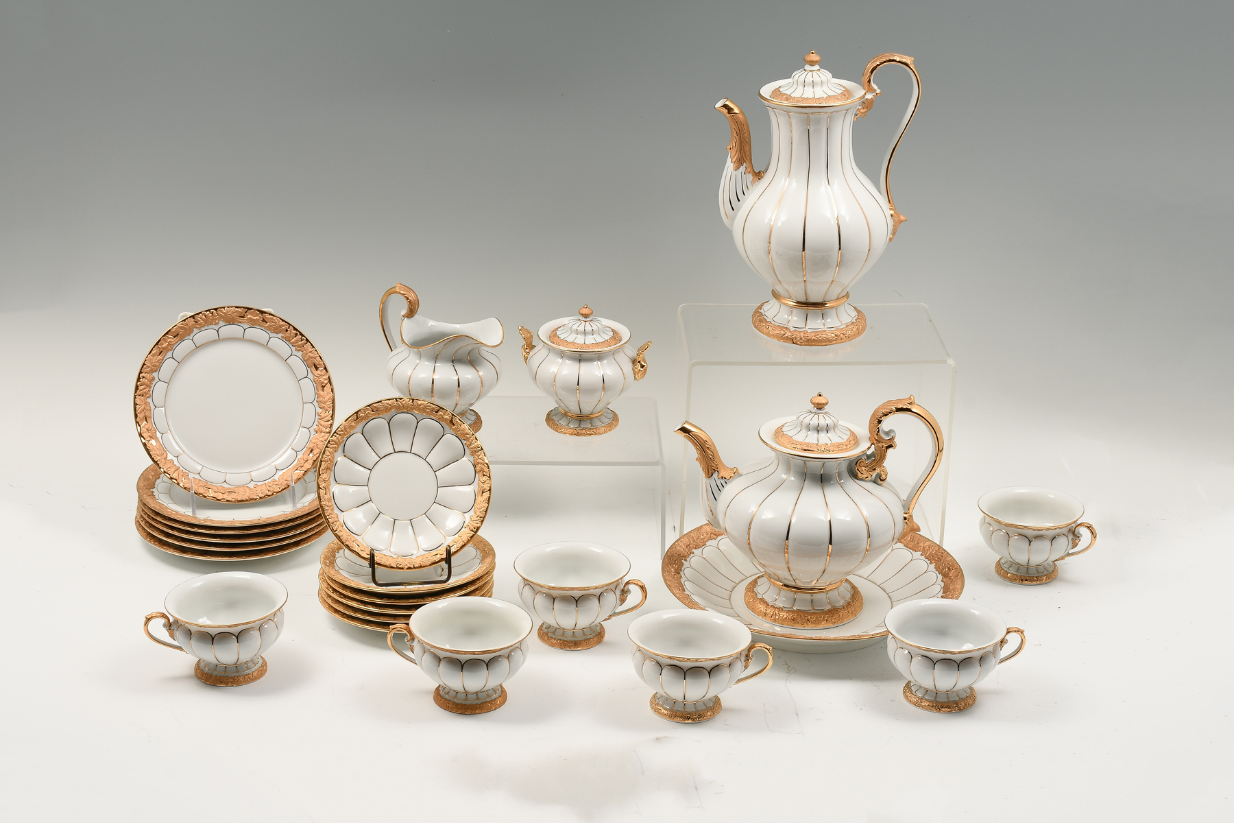 MEISSEN GOLDEN BAROQUE PORCELAIN