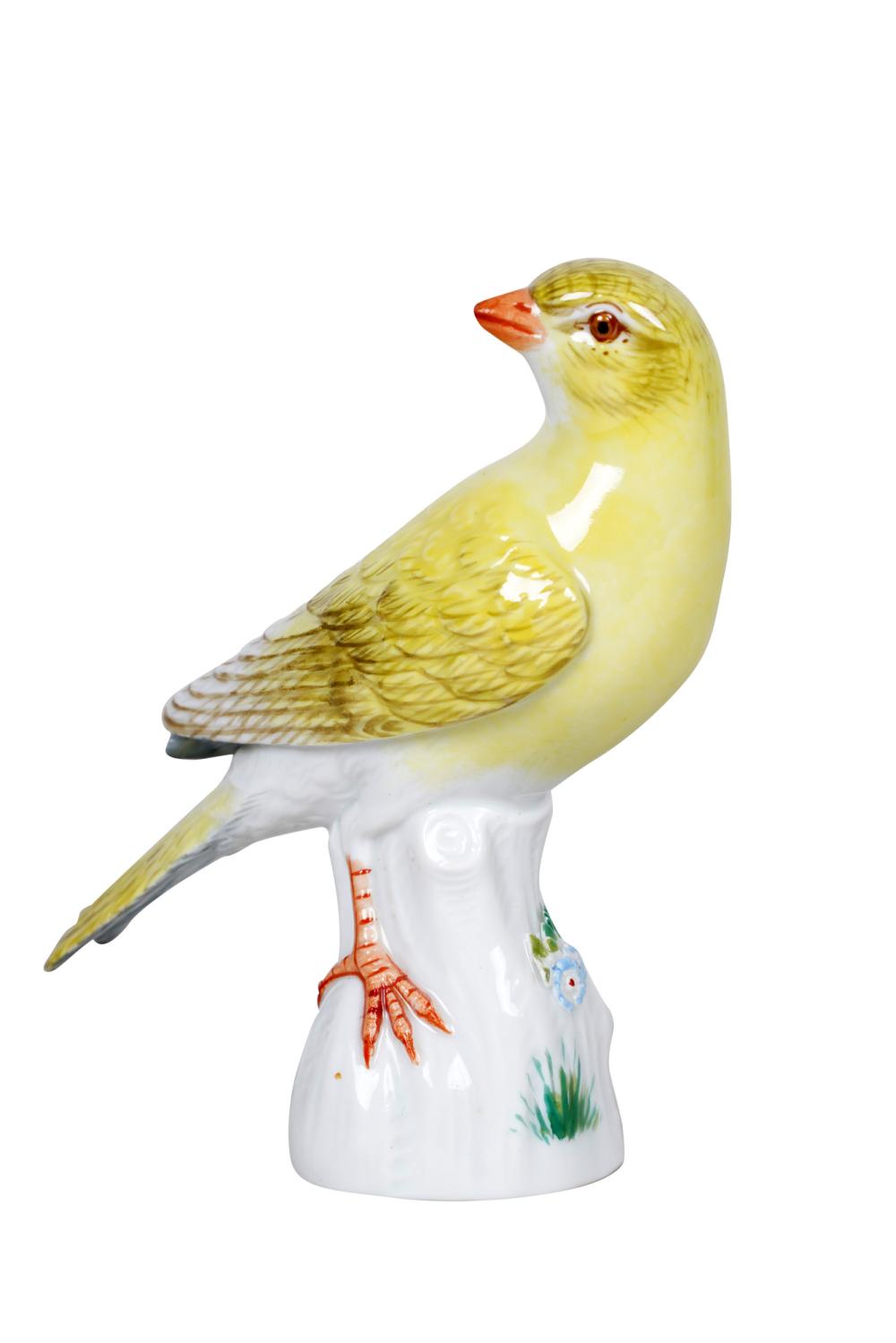 MEISSEN GOLDFINCH4 inches high