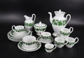 MEISSEN GREEN IVY VINE LEAF GR