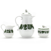 MEISSEN  GREEN VINE  COFFEE SE