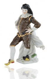 MEISSEN 'HARLEQUIN' PORCELAIN