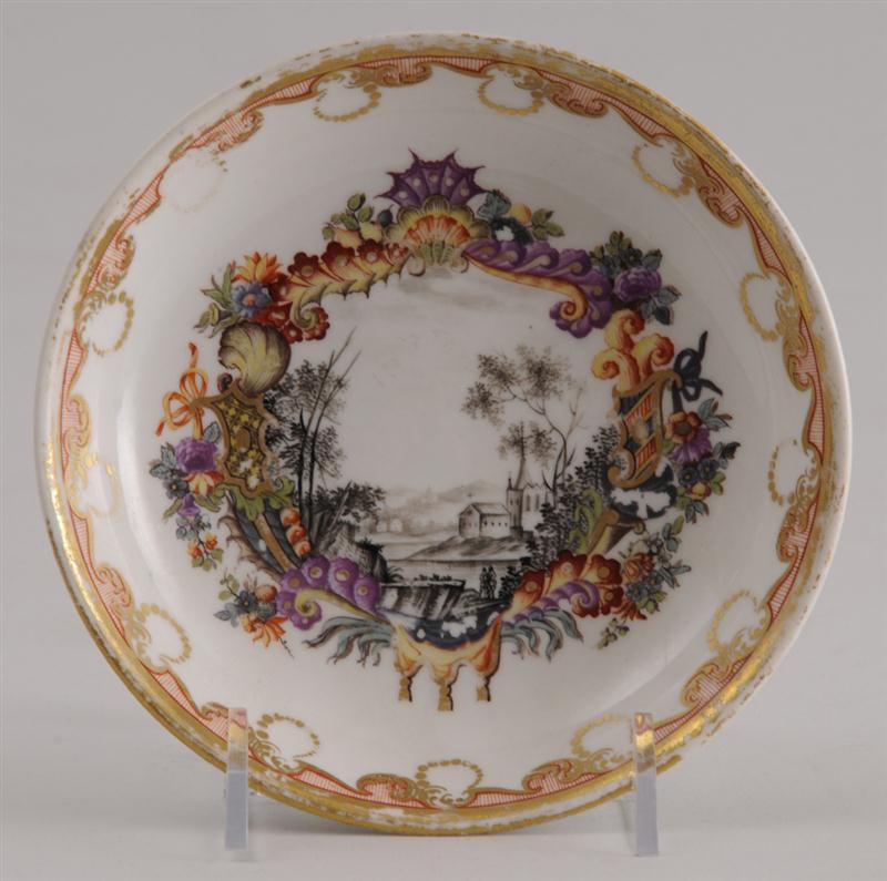 MEISSEN HAUSMALER SAUCER Circa