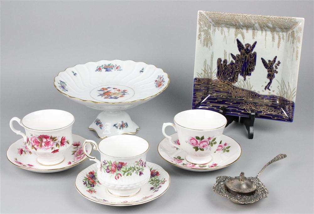 MEISSEN LATER DECORATED FIGURE OF