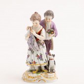 MEISSEN "LITTLE STUBBORN" PORC