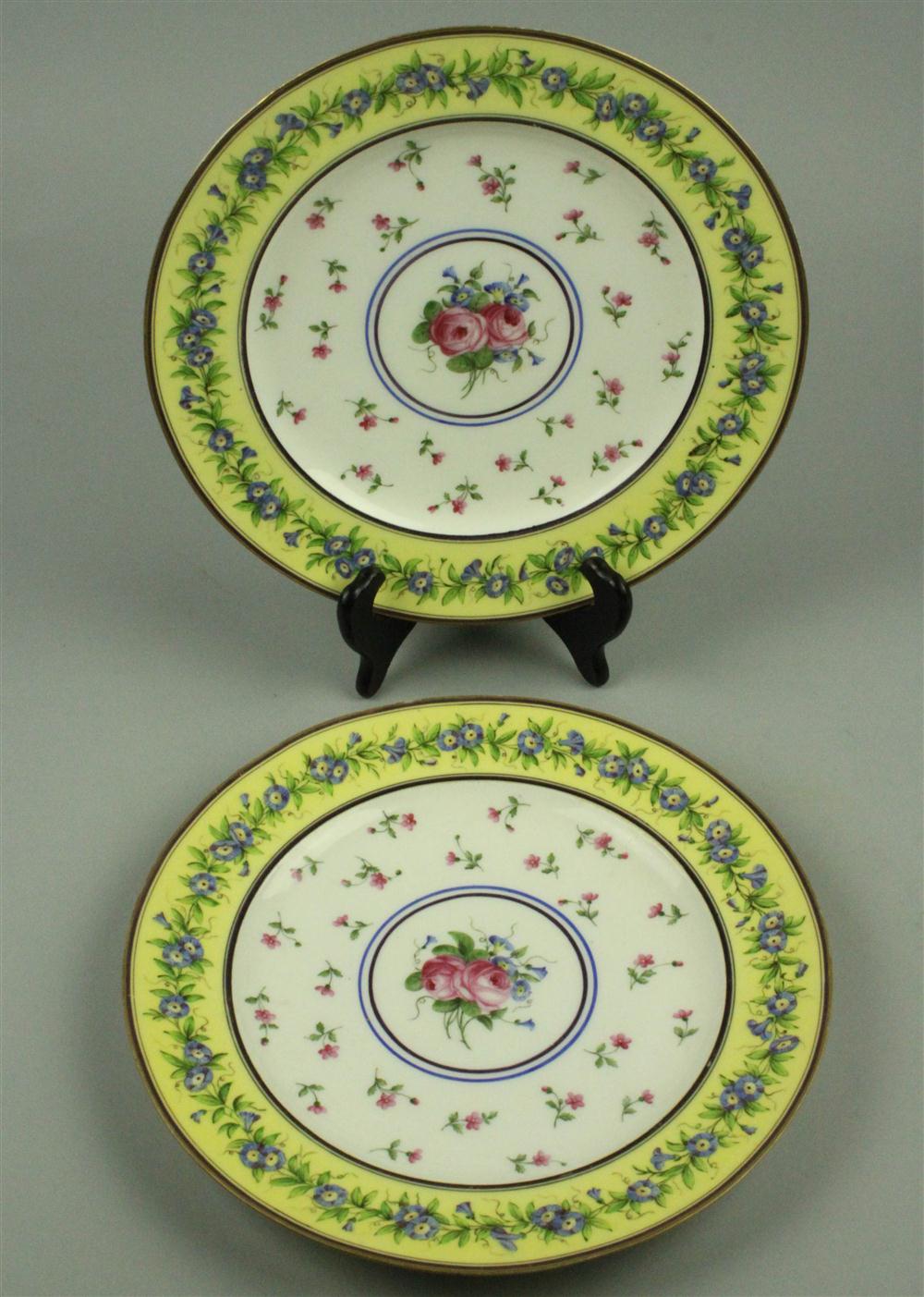 MEISSEN MANTEL CLOCK late 19th