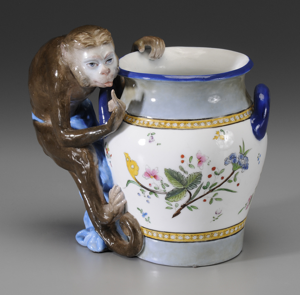 Meissen Monkey Vase German, 20th