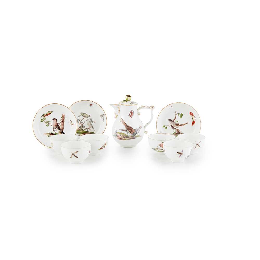 MEISSEN ORNITHOLOGICAL PART TEA
