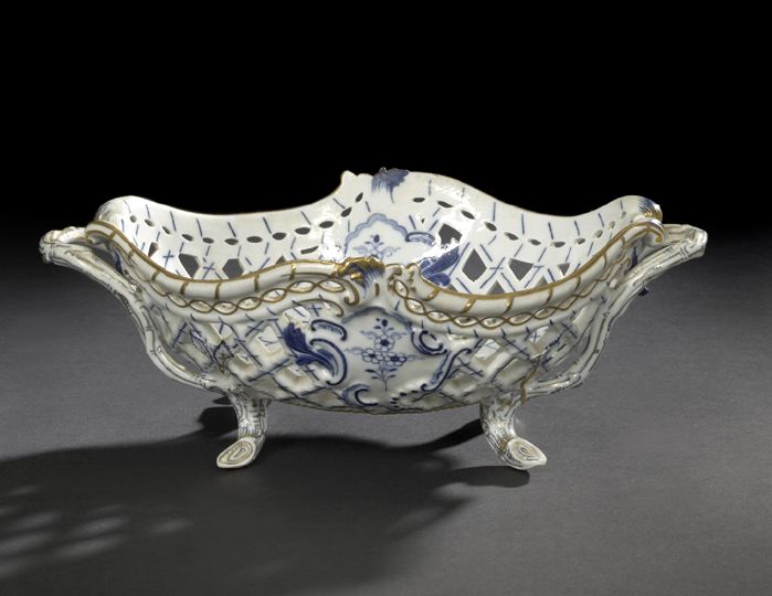 Meissen Parcel-Gilded Blue and