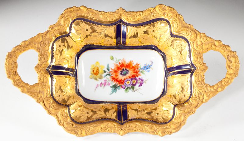 Meissen Parcel Gilt Fruit