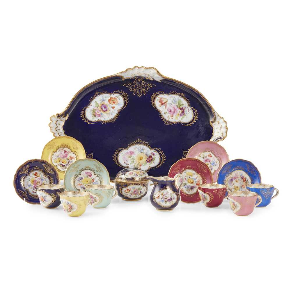 MEISSEN PART COFFEE SERVICE AND