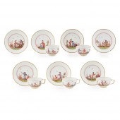 MEISSEN PART TEA SET
CIRCA 174