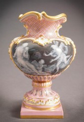 MEISSEN PâTE-SUR-PâTE GILT AND