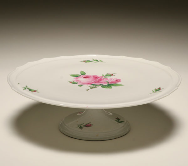 Meissen pedestal cake serving plate