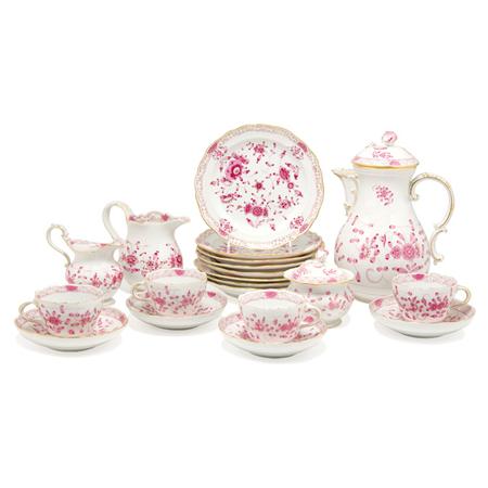 Meissen Pink Floral Decorated