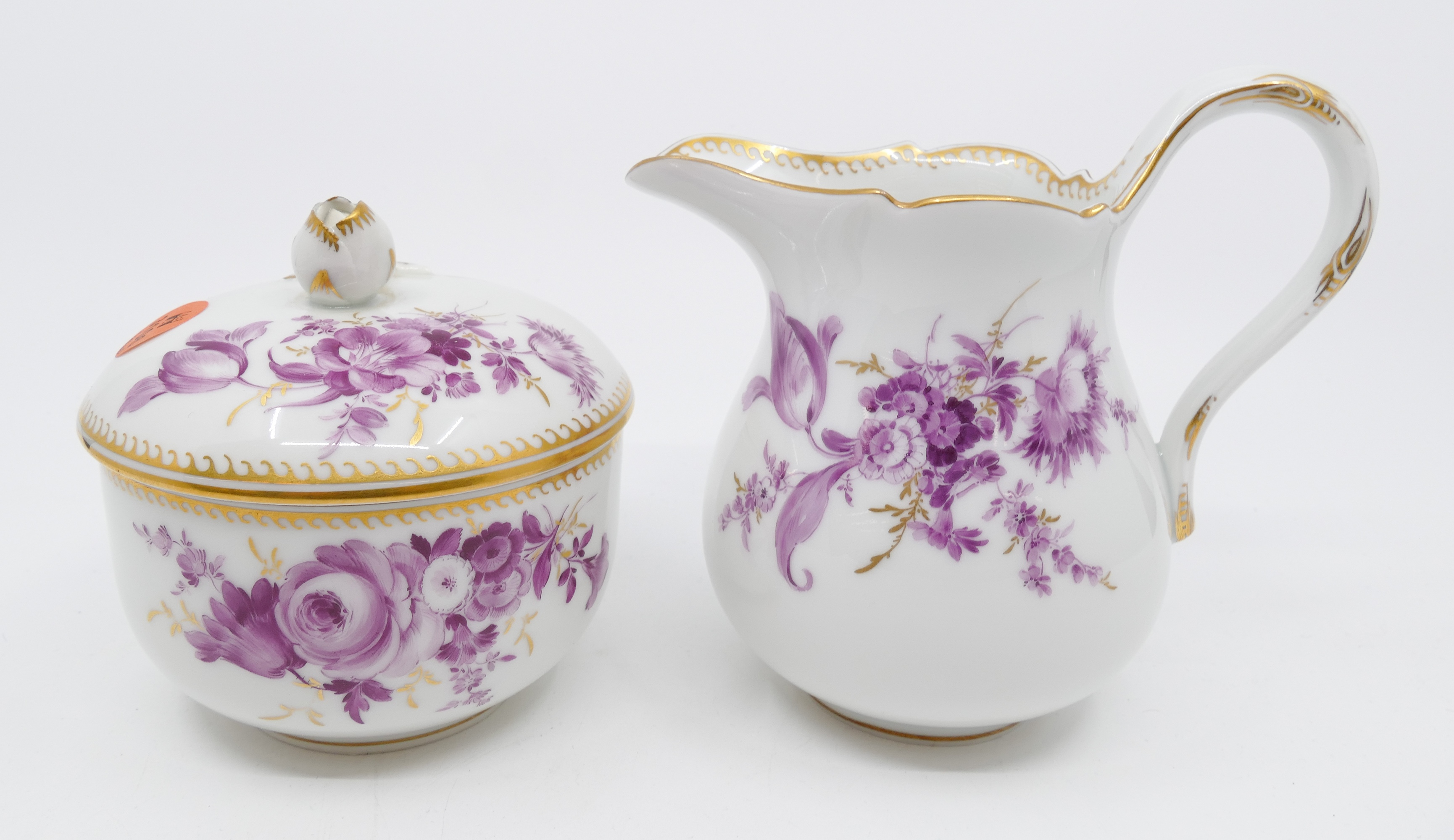 Meissen Pink Flower Porcelain