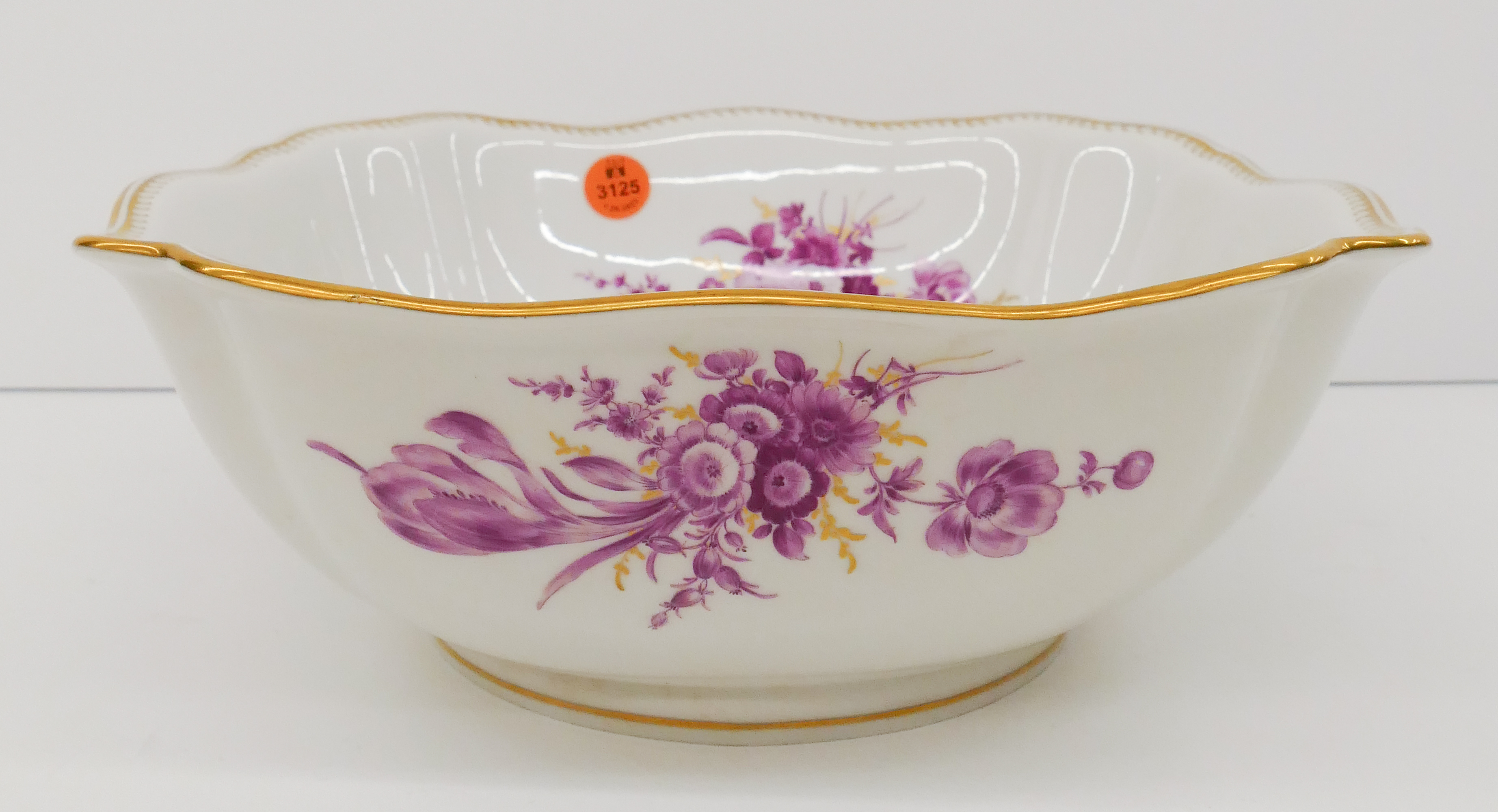 Meissen Pink Flower Porcelain
