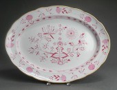 MEISSEN PINK ONION PATTERN PLA