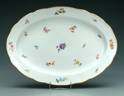 Meissen platter, hand painted