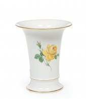 MEISSEN POLYCHROME AND GILT PO