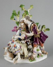 MEISSEN PORCELAIN ALLEGORICAL