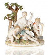 MEISSEN PORCELAIN 'ALLEGORY OF
