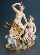 MEISSEN PORCELAIN BACCHIC FIGU