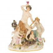 MEISSEN PORCELAIN BACCHUS GROU
