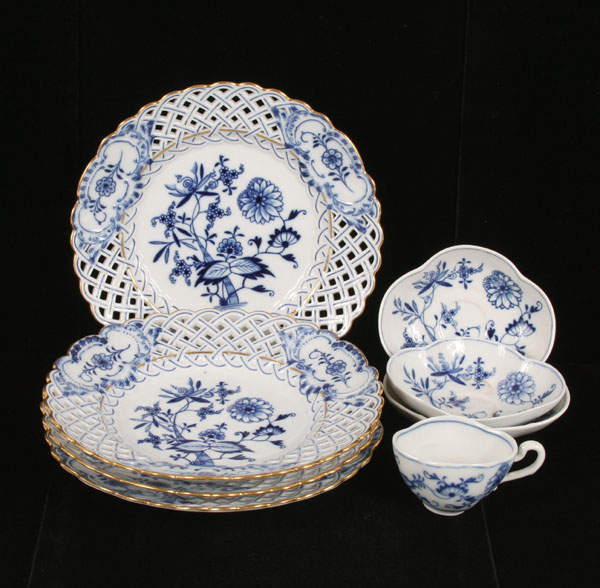 Meissen porcelain blue onion