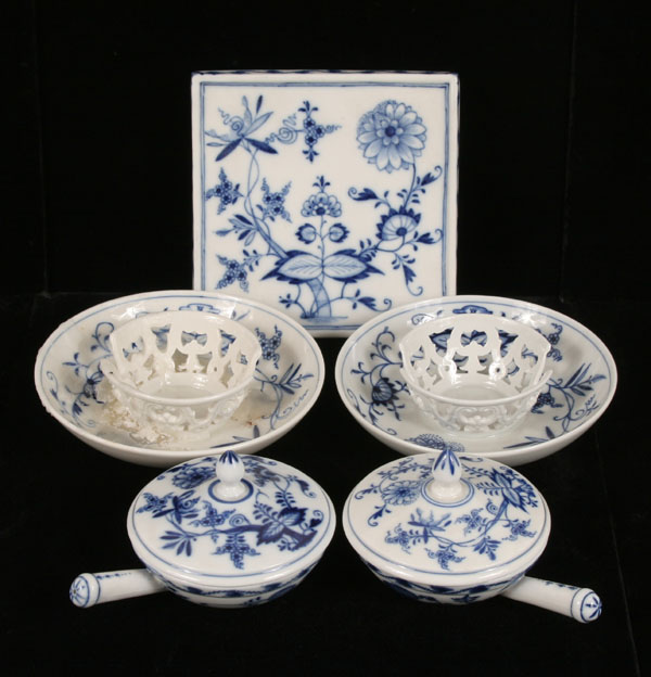 Meissen porcelain blue onion