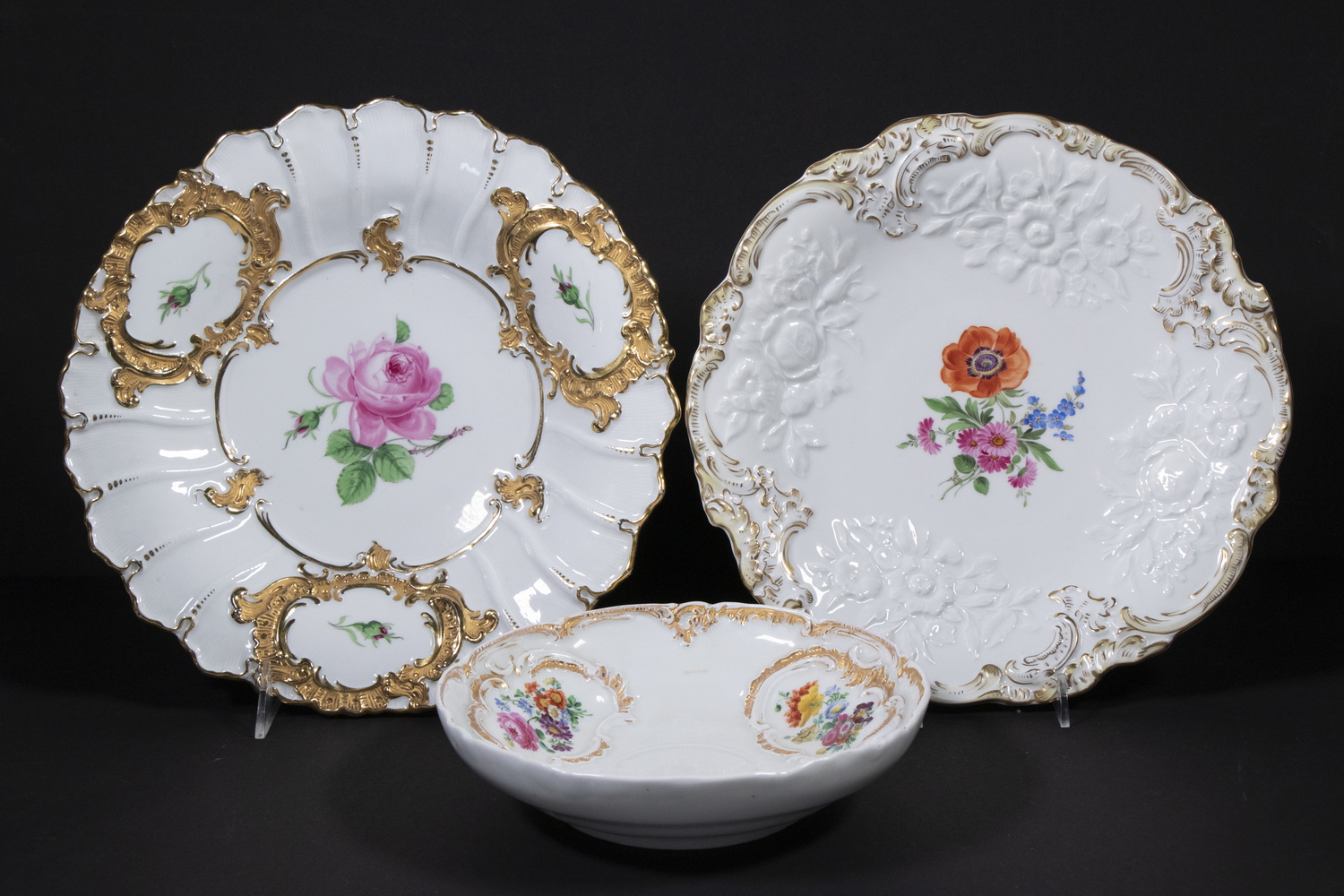 MEISSEN PORCELAIN BOWLS Group of
