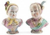 MEISSEN PORCELAIN BUSTS OF YOU