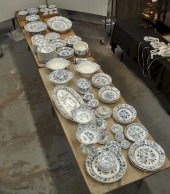 MEISSEN PORCELAIN B/W PARTIAL